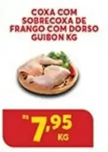 Atacadão Centro Sul Coxa com Sobrecoxa de Frango com Dorso Guibon 1kg oferta