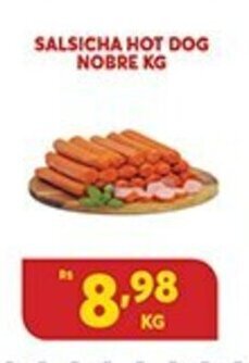 Atacadão Centro Sul Salsicha Hot Dog Nobre 1kg oferta