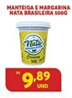 Atacadão Centro Sul Manteiga e Margarina Nata Brasileira 500g oferta