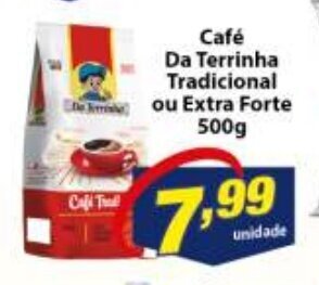 Vencedor Atacadista Cafe Da Terrrinha Tradicional ou Extra Forte 500g oferta