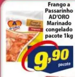 Vencedor Atacadista Frango a Passarinho Ad'Oro Marinado congelado pacote 1kg oferta