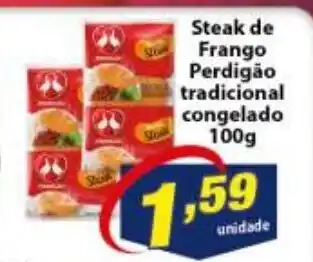 Vencedor Atacadista Steak de Frango Perdigao Tradicional congelado 100g oferta