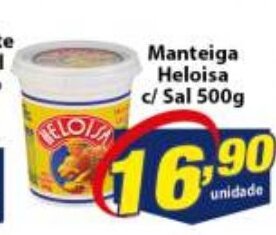 Vencedor Atacadista Manteiga Heloisa c/ sal 500g oferta