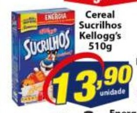 Vencedor Atacadista Cereal Sucrilhos Kellogg's 510g oferta