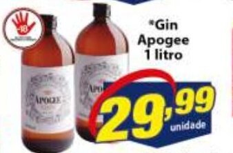 Vencedor Atacadista Gin Apogee 1L oferta