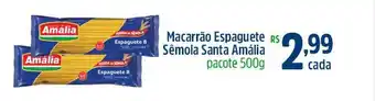 Macarrão espaguete sêmola santa amália