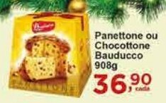 Rossi Supermercado Panettone ou Chocottone Bauducco 908g oferta
