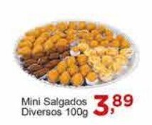 Rossi Supermercado Mini Salgados Diversos 100g oferta