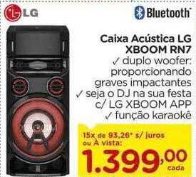 Carrefour Caixa acústica lg xboom rn7 oferta