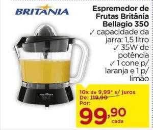 Carrefour Espremedor de frutas britânia bellagio 350 oferta