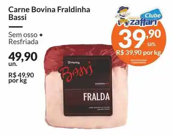 Zaffari Carne bovina fraldinha bassi oferta