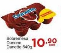 Rossi Supermercado Sobremesa Danone Danette 540g oferta
