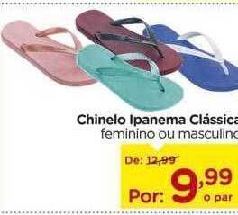 Chinelo ipanema clássica feminino ou masculino