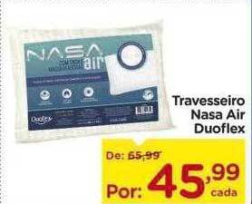Travesseiro nasa air duoflex