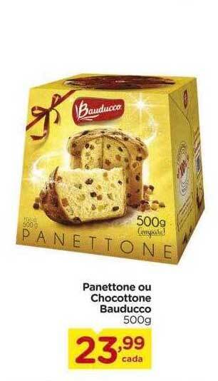 Carrefour Panettone ou chocottone bauducco oferta
