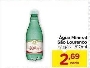 Carrefour Água mineral são lourenço c- gás oferta