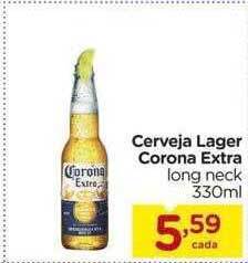 Carrefour Cerveja lager corona extra long neck oferta