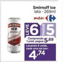 Carrefour Smirnoff ice lata oferta