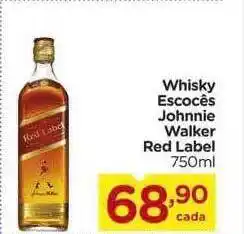 Carrefour Whisky escocês johnnie walker red labe oferta