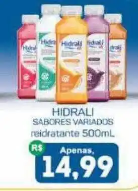 Hidrali sabores variados reidratante