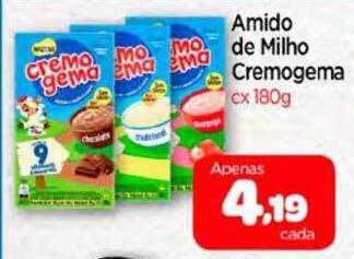 Amido de milho cremogema