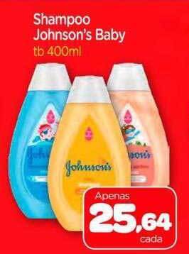 Nordestão Shampoo johnson's baby oferta