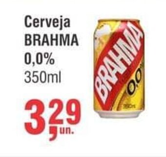 Higa Atacado Cerveja Brahma 0.0% 350ml oferta