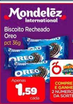 Nordestão Biscoito recheado oreo oferta