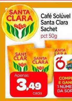 Nordestão Café solúvel santa clara sachet oferta
