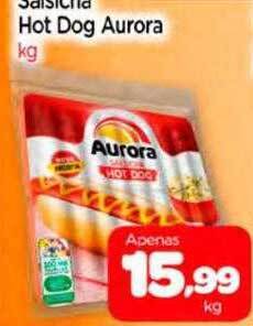 Nordestão Salsicha hot dog aurora oferta
