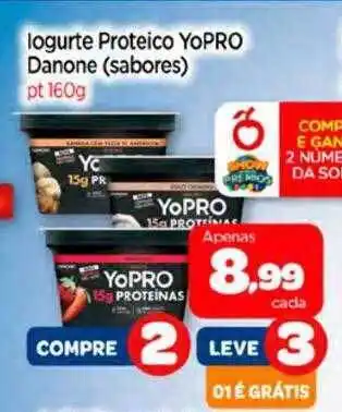 Nordestão Iogurt proteico yopro danone oferta