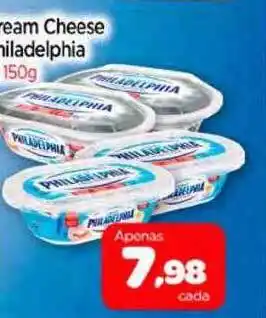 Nordestão Cream cheese philadelphia oferta