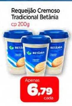 Nordestão Requeijão cremoso tradicional betânia oferta