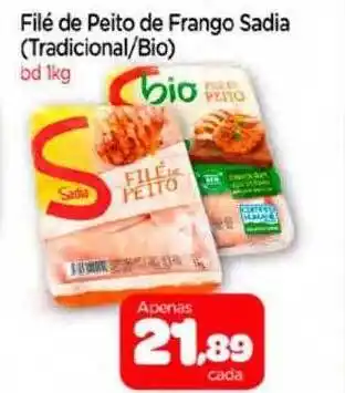 Nordestão Filé de peito de frango sadia oferta