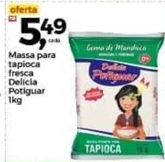 Frangolândia Massa para tapioca fresca Delicia Potiguar 1kg oferta