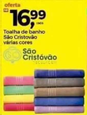 Frangolândia Toalha de Banho Sao Cristovao varias cores oferta