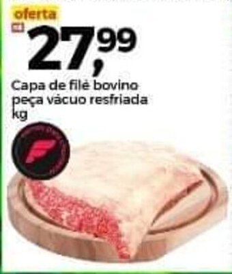 Frangolândia Capa de file bovino peca vacuo resfriada 1kg oferta
