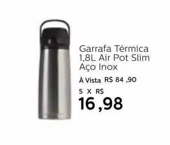 Grupo Formosa Garrafa térmica air pot slim aço inox oferta