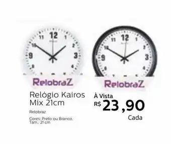 Relógio kairos mix 21cm