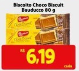 Extra Supermercado Biscoito Choco Biscuit Bauducco 80g oferta