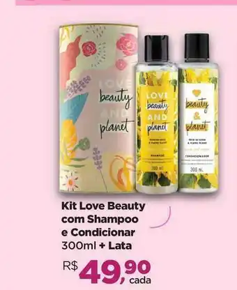 Kit Love Beauty Com Shampoo E Condicionador 300ml
