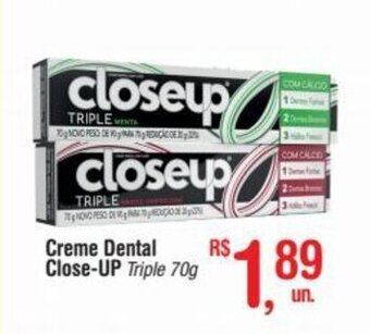 Fort Atacadista Creme Dental Close Up 70g oferta