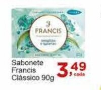 Rossi Supermercado Sabonete Francis Classico 90g oferta