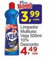 Rossi Supermercado Limpador Multiuso Veja 500ml 10% Desconto oferta