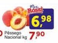 Rossi Supermercado Pessego Nacional 1kg oferta