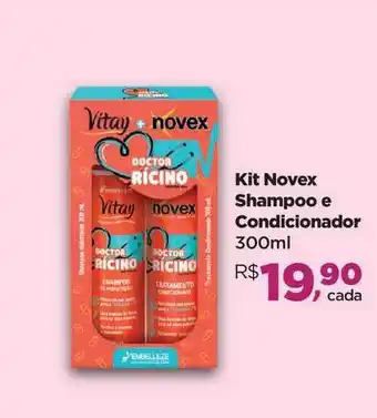 Farmácias Nissei Kit Novex Shampoo E Condicionador 300ml oferta