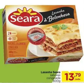 Lasanha Seara 600g