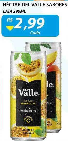 Assaí Atacadista Néctar del valle sabores lata oferta