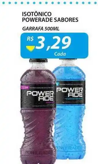 Assaí Atacadista Isotônico powerade sabores garrafa oferta