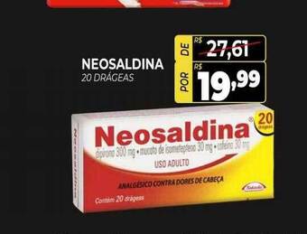 Drogão Super Neosaldina 20 drágeas oferta